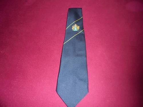 1985 Navy Tie with Crest. For Sale