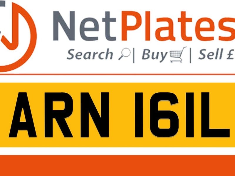 ARN 161L ARNIEL Private Number Plate On DVLA Retention Ready