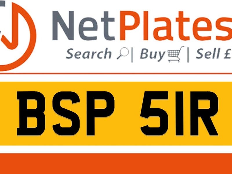 BSP 51R BSP Private Number Plate On DVLA Retention Ready