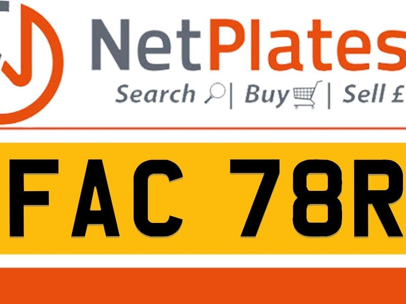 FAC 78R FACTOR Private Number Plate On DVLA Retention Ready