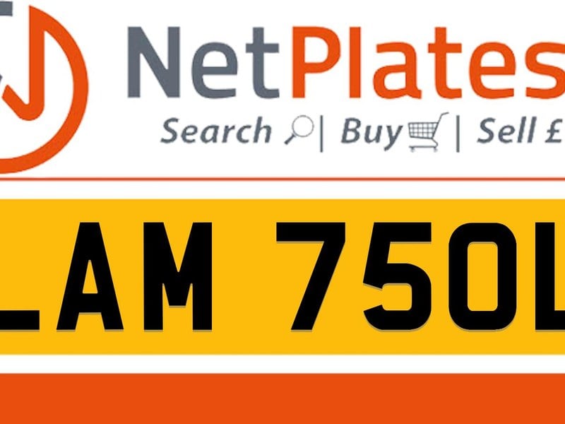 LAM 750L LAMBO 750 Private Number Plate On DVLA Retention