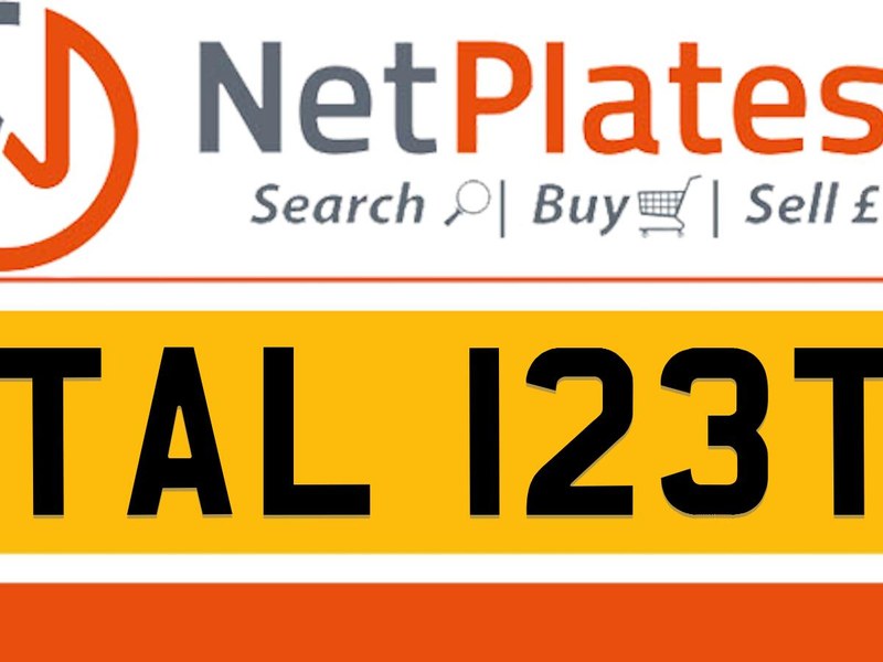 TAL 123T TALI Private Number Plate On DVLA Retention Ready