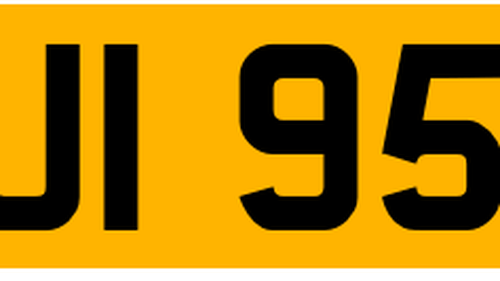 Picture of Good value dateless plate WJI 955 - For Sale