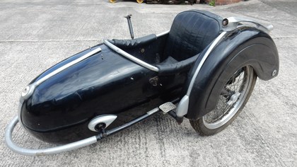 Steib single seat sidecar with wheel, fittings and cover