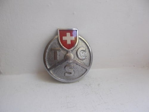 SWITZERLAND TOURING CLUB CAR GRILLE BADGE 1950S 1960S SOLD