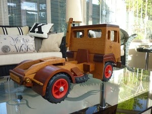 Handmade Wooden Truck & Traile