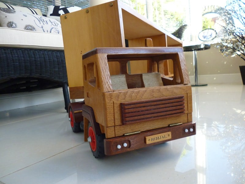 Handmade Wooden Truck & Traile - 7