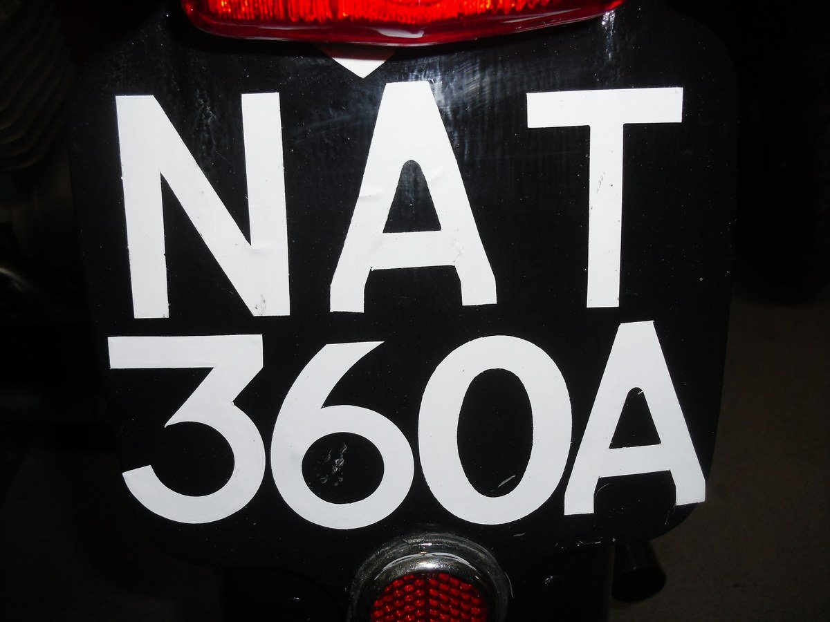 NAT360A Number Plates 