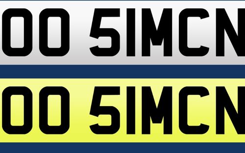 SIMON number plate (picture 1 of 1)