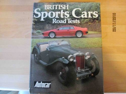 Autocar Road Tests - British Sports Cars In vendita