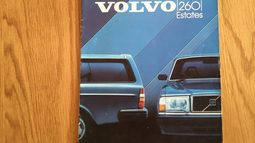 Picture of 1984 Volvo 240 and 260 Estates brochure - For Sale