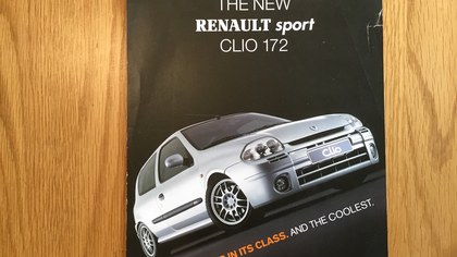Renault Sport Clio 172 brochure