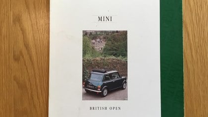 Mini British Open brochure