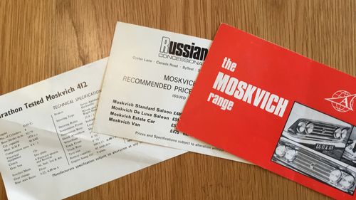 Picture of 1969 Moskvich brochures - For Sale
