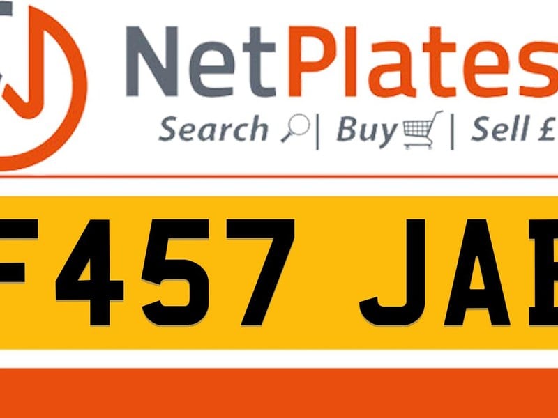F457 JAB FAST JAB Private Number Plate DVLA Retention Ready
