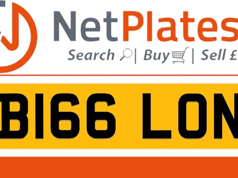 B166 LON BIG LONDON Private Number Plate DVLA Retention