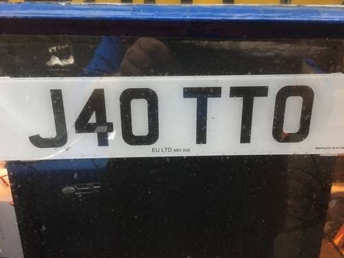 J40 TTO ON RETENTION CERT For Sale