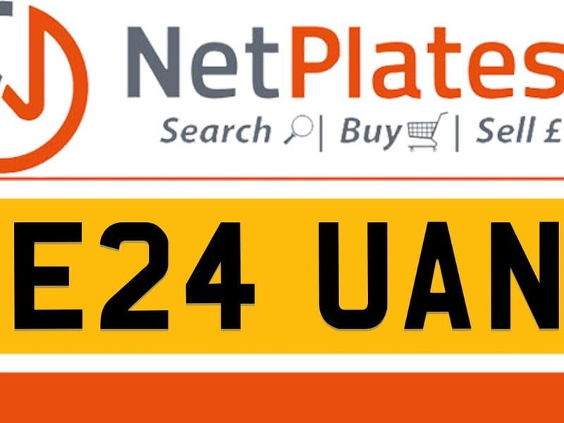 E24 UAN EUAN Private Number Plate On DVLA Retention Ready