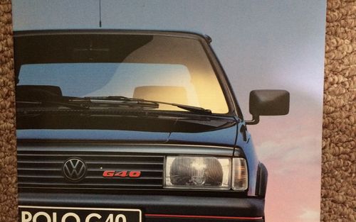 Volkswagen Polo G40 brochure (picture 1 of 6)