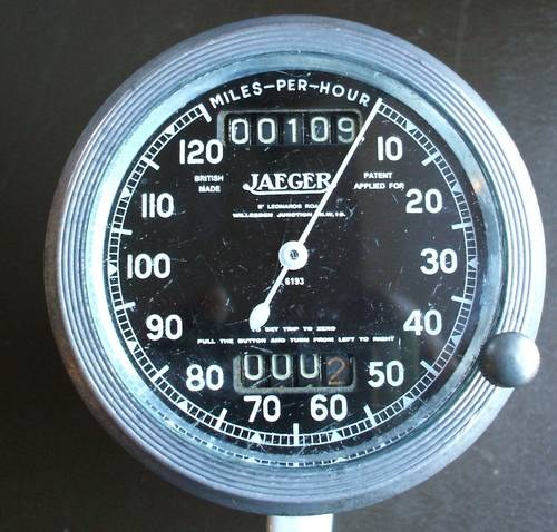 1930 Jaeger speedo Ribbed Bezel  For Sale