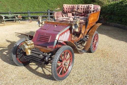 1901  A very correct VCC dated two cylinder Brighton car In vendita