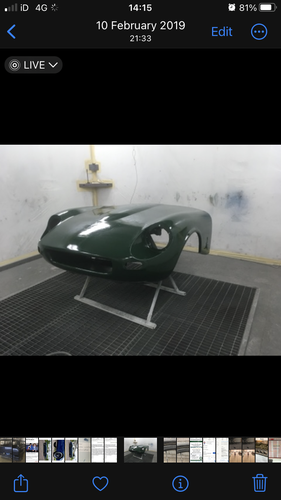 Mg midget bonnet fibreglass original Williams Pritchard