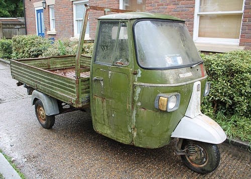 1977 Piaggio Ape 600 MP Pick Up Freshly Imported From Milan SOLD