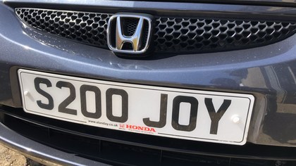 S200 JOY PRIVATE NUMBER PLATE