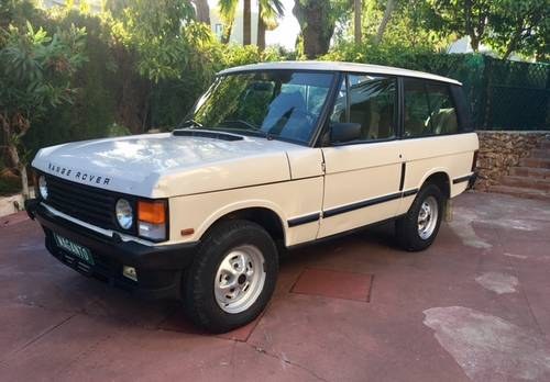 1991 LHD Range Rover Classic 2 Door 2.5TD - 1 Owner From New! SOLD