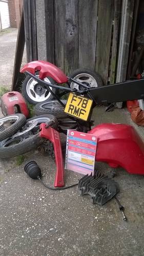 1989 ETZ 125 Frame and Spares with log book SOLD