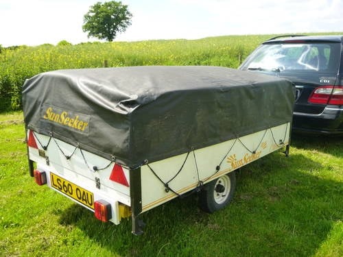 Classic trailer tent with awning Sunseeker PRICE DROP VENDUTO