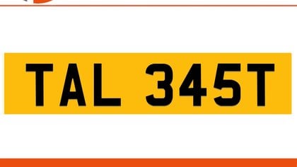 TAL 345T Private Number Plate On DVLA Retention Ready To Go