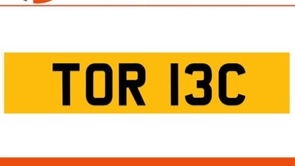 TOR 13C TORIE C Private Number Plate On DVLA Retention Ready