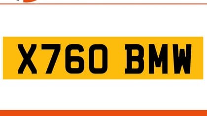 X760 BMW Private Number Plate On DVLA Retention Ready To Go