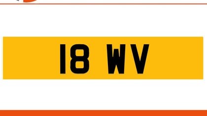 18 WV Private Number Plate On DVLA Retention Ready To Go