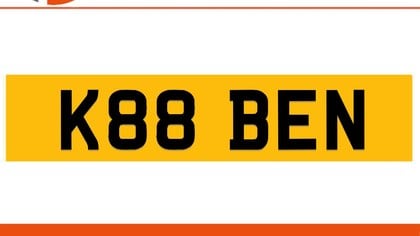 K88 BEN Private Number Plate On DVLA Retention Ready To Go