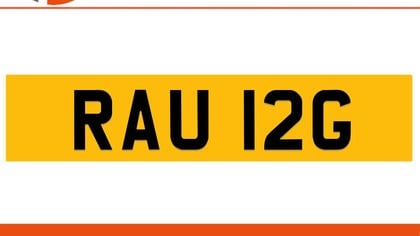 RAU 12G RAUL Private Number Plate On DVLA Retention Ready