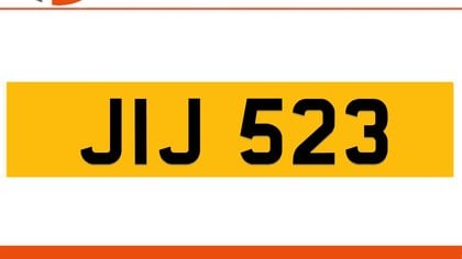 JIJ 523 Private Number Plate On DVLA Retention Ready To Go