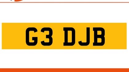 G3 DJB Private Number Plate On DVLA Retention Ready To Go