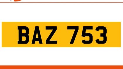 BAZ 753 Private Number Plate On DVLA Retention Ready To Go