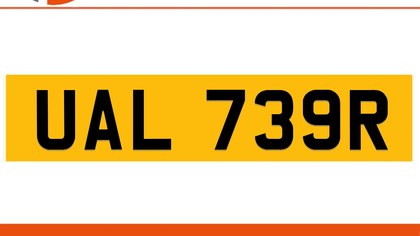 UAL 739R Private Number Plate On DVLA Retention Ready To Go