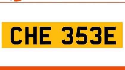 CHE 353E CHEESE Private Number Plate On DVLA Retention Ready