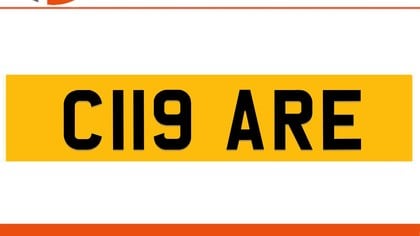 C119 ARE CLARE Private Number Plate On DVLA Retention Ready