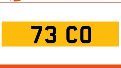 73 CO Private Number Plate On DVLA Retention Ready To Go