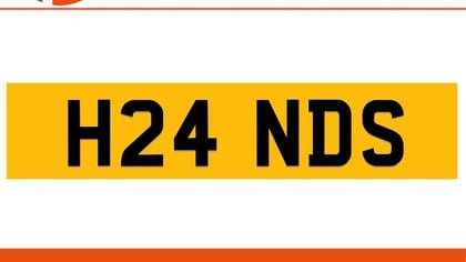 H24 NDS HANDS Private Number Plate On DVLA Retention Ready