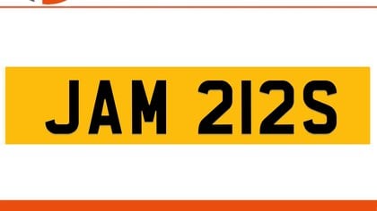 JAM 212S JAMES Private Number Plate On DVLA Retention Ready