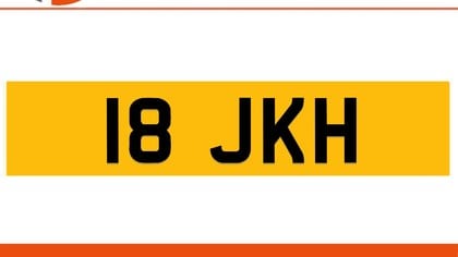 18 JKH Private Number Plate On DVLA Retention Ready To Go