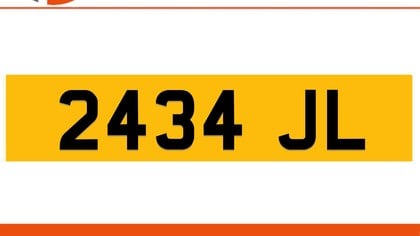 2434 JL Private Number Plate On DVLA Retention Ready To Go