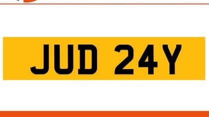JUD 24Y JUDY Private Number Plate On DVLA Retention Ready