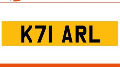 K71 ARL KARL Private Number Plate On DVLA Retention Ready